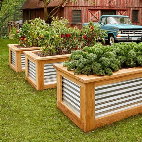 metal garden box ideas|metal above ground planter boxes.